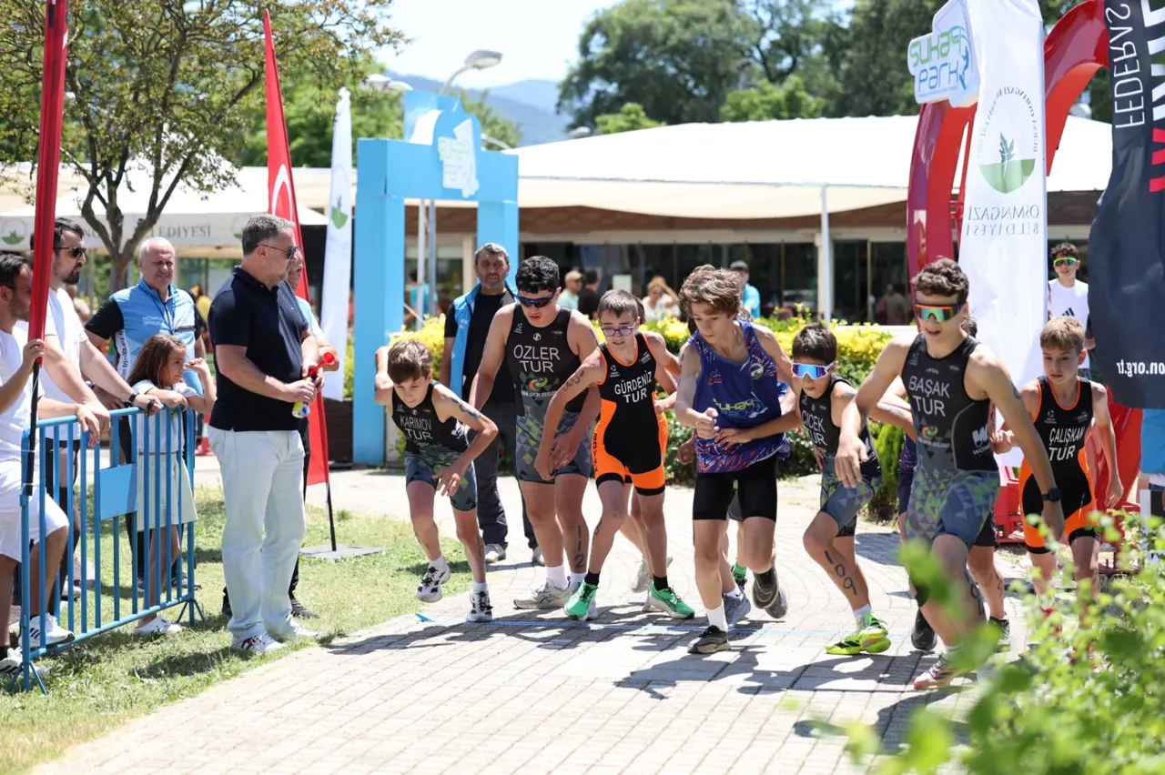 Osmangazi'de Duatlon Yarışları Tamamlandı: 125 Sporcu Sahne Aldı