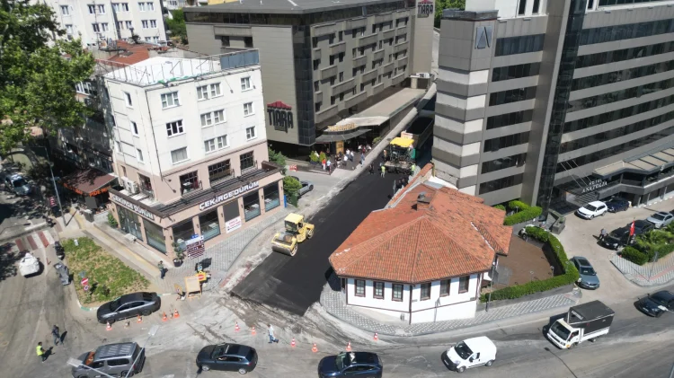 Bursa Çekirge'de Trafik Akışı İçin Önemli Cadde Yenilendi