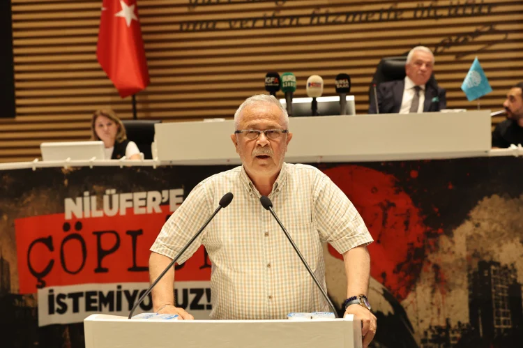 Bursa Nilüfer Belediye Meclisi’nde katı atık tesisi kararına tepki