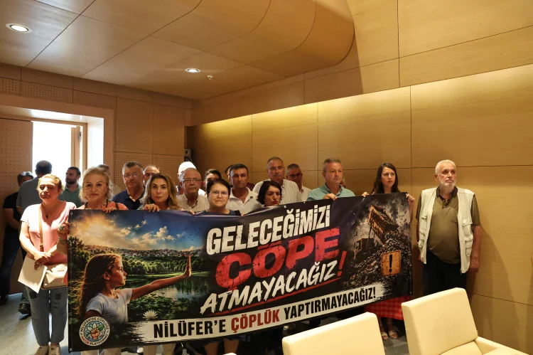 Bursa Nilüfer Belediye Meclisi’nde katı atık tesisi kararına tepki