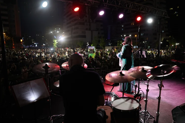 Nilüfer Caz Festivali'nde Şenay Lambaoğlu Sahnedeydi