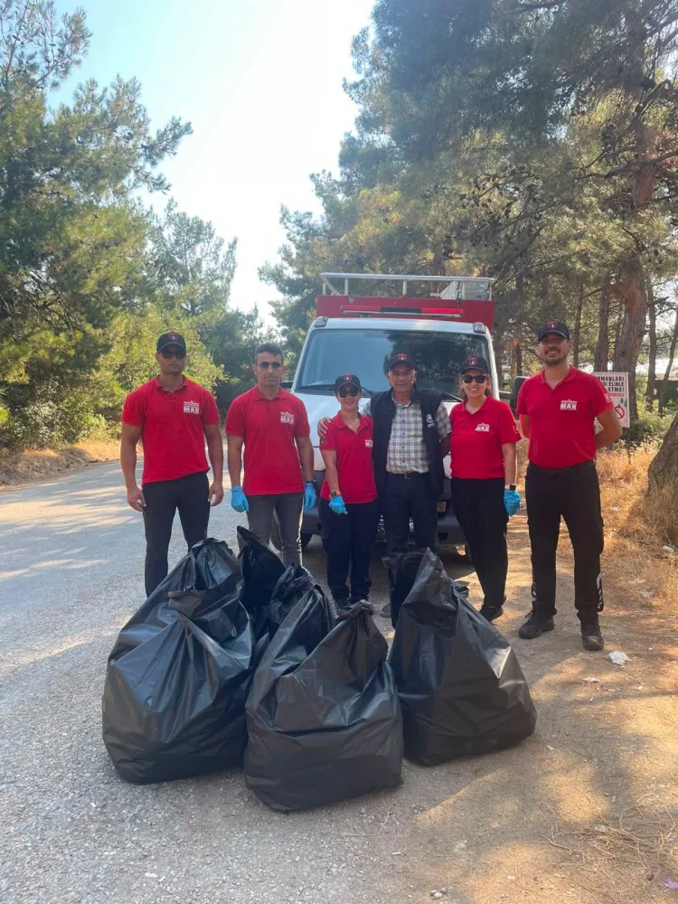 Mudanya'da Orman Yangını Riski Azaltılıyor: Çamlıbel'de Kapsamlı Temizlik