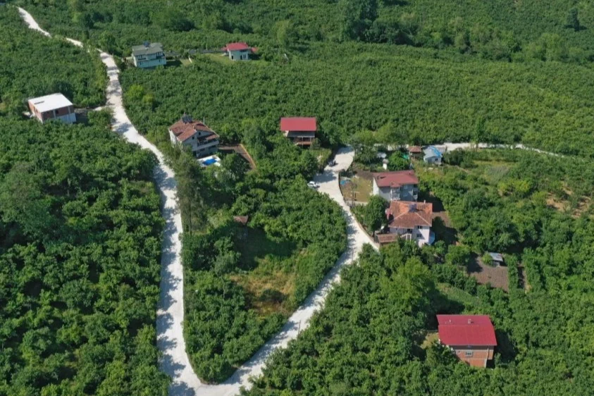 Ordu'da Heyelan Sonrası Alternatif Yol Betonla Güçlendirildi