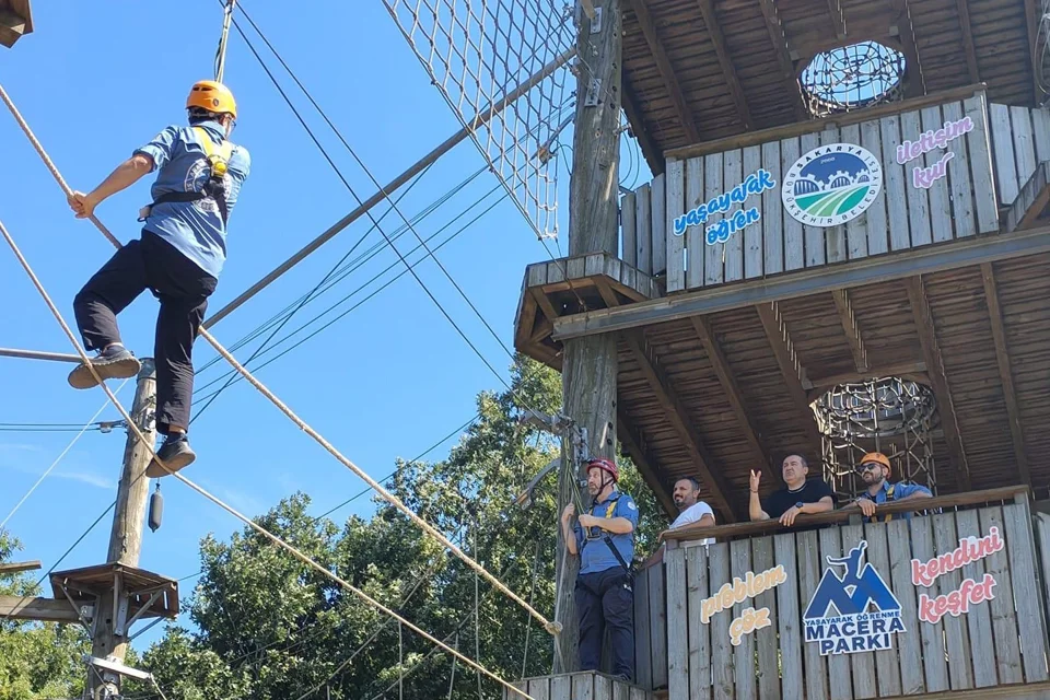 Sakarya Macera Park'ta Mesleki Gelişim ve Arama Kurtarma Eğitimleri Bir Arada
