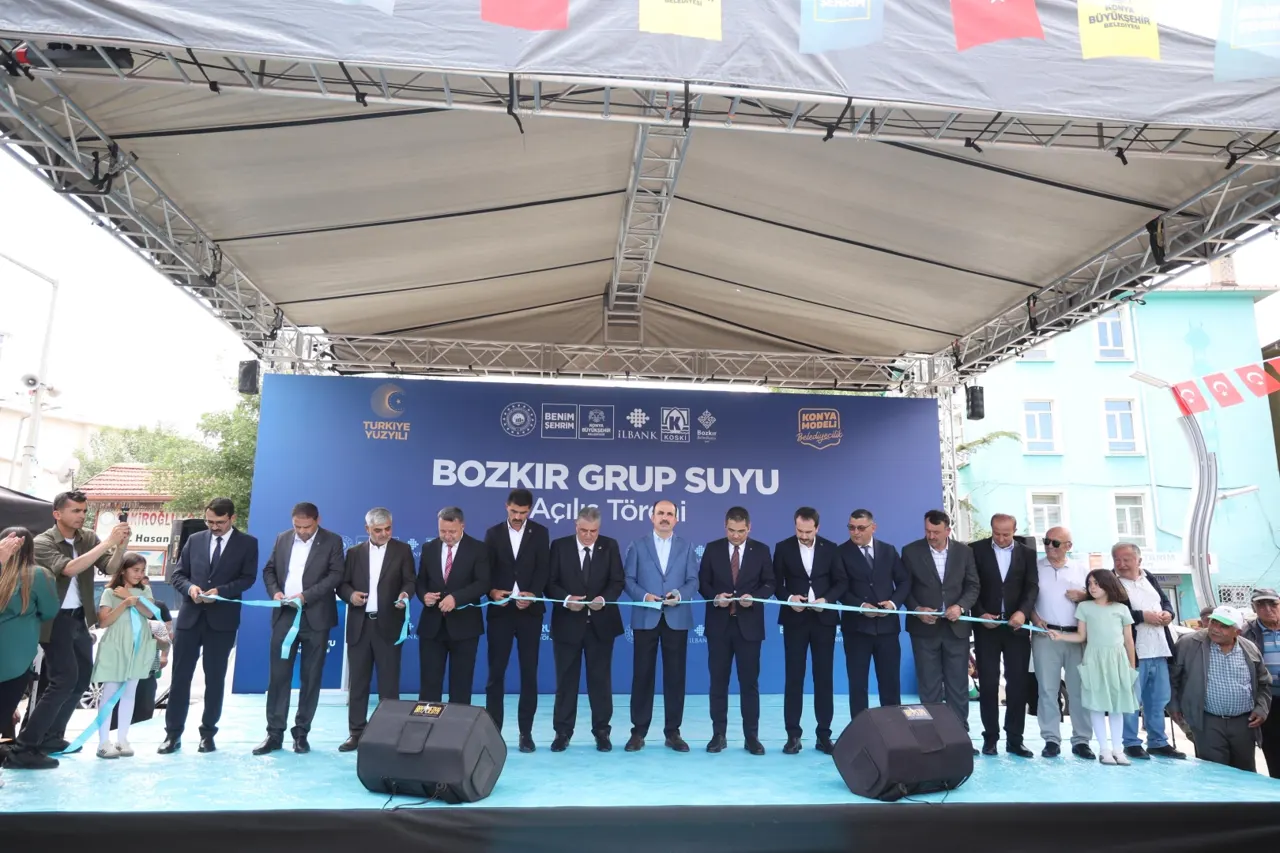Konya'da 425 Milyon Liralık Dev Proje Hizmete Girdi: Bozkır'a Kesintisiz İçme Suyu