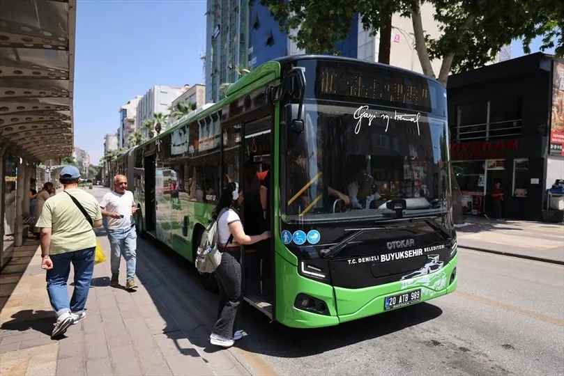 Denizli'de LGS'ye Girecek Öğrencilere Sınav Günü Ücretsiz Ulaşım