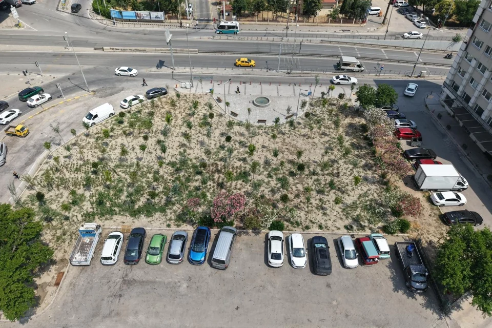 İzmir'de Eski Benzinlik Alanı Mikro Ormana Dönüştü: Yeni Bir Yeşil Alan Kente Kazandırıldı