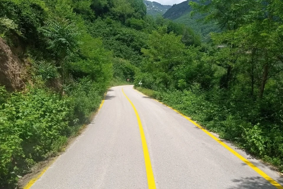 Ordu'da 38 Kilometrelik Yol Ağında Güvenlik İçin Çizgi Çalışması Tamamlandı