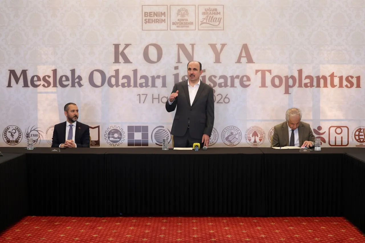 Konya'da Meslek Odası Başkanlarıyla Kalkınma ve Şehir Yatırımları Değerlendirildi