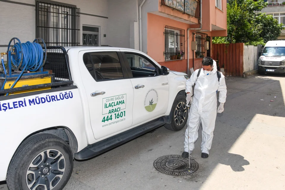 Osmangazi'de Haşerelere Karşı Hızlı Müdahale