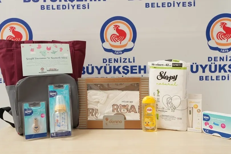 Denizli'de Dar Gelirli Ailelere Bebek Bezi ve Bakım Çantası Desteği