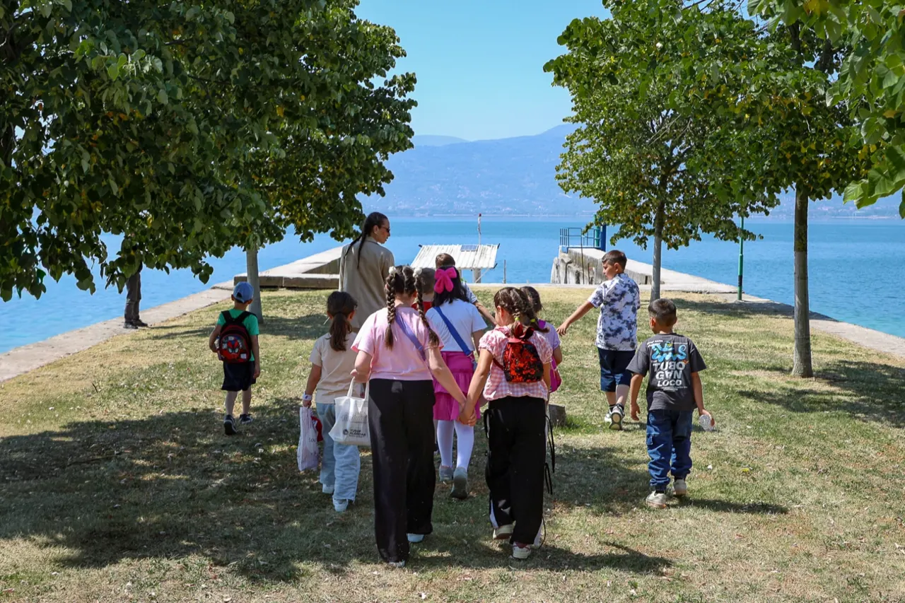 Sakarya'da Çocuklar Sapanca Gölü'nü İlk Kez Gördü