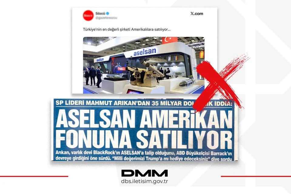 ASELSAN'ın Satılacağı İddialarına Yalanlama: DMM Gerçeği Açıkladı