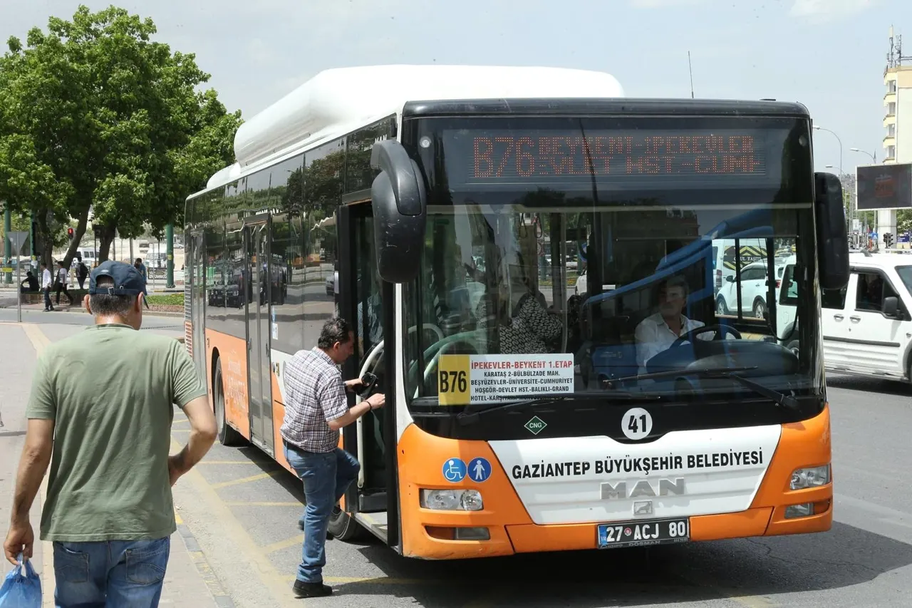 YKS Sınavı Boyunca Gaziantep'te Toplu Taşıma Ücretsiz