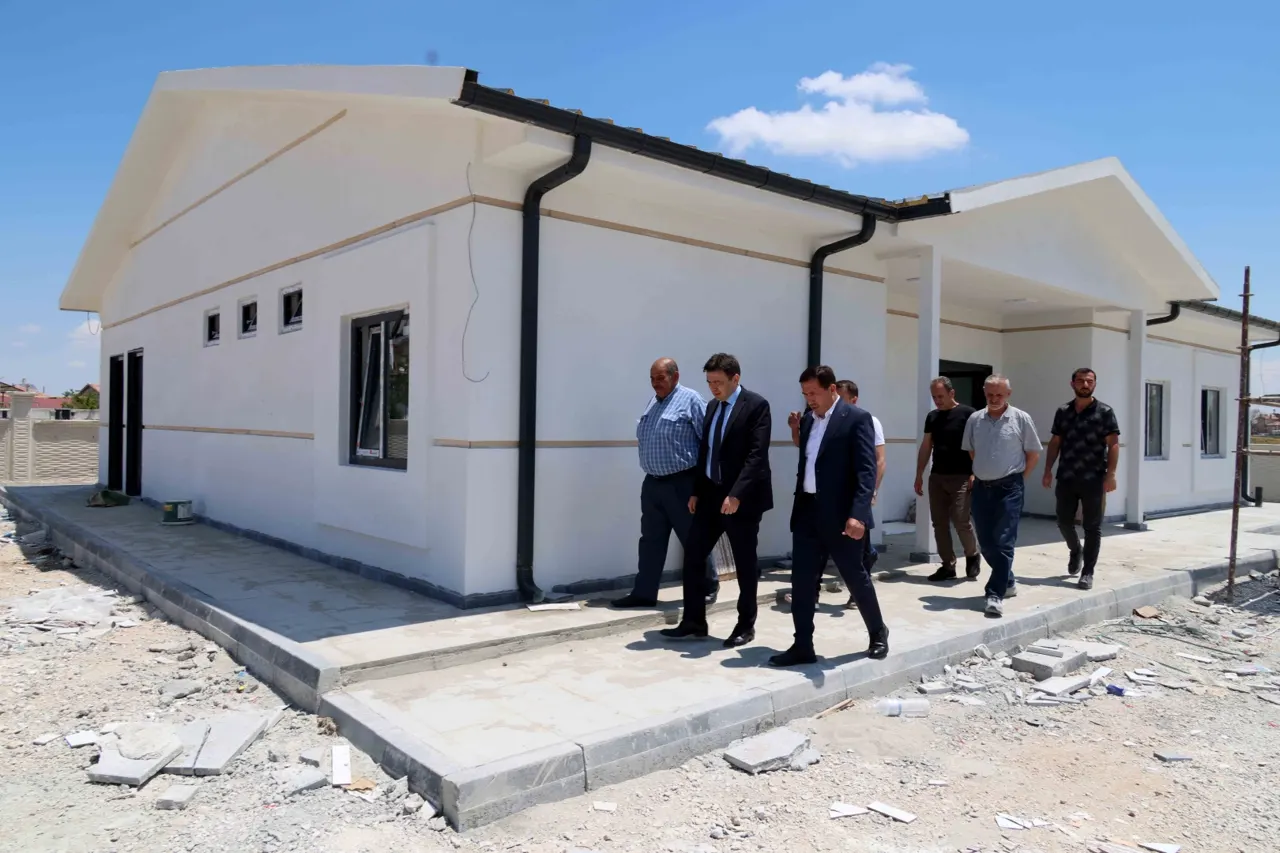 Karatay'da Yeni Aile Sağlığı Merkezi İnşaatı Devam Ediyor